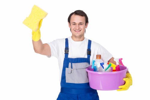 Cleaning team supporting recycling and reuse in SW2