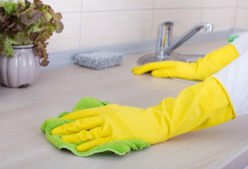 Professional cleaning of shared commercial spaces in SW2