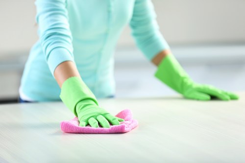 Careful spot treatment for a rug stain in SW2
