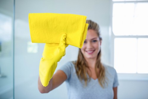 Upholstery cleaning service for chairs in a SW2 business setting
