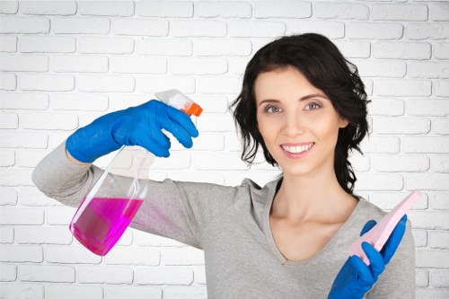Local SW2 cleaning service detailing a property interior
