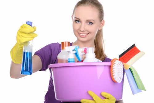 Illustration of screen-reader support for local cleaning content