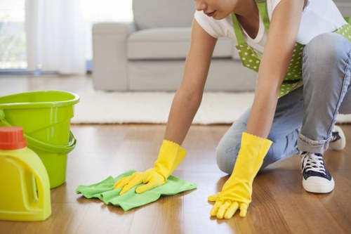 Cleaning process for fabric armchairs in a local SW2 property